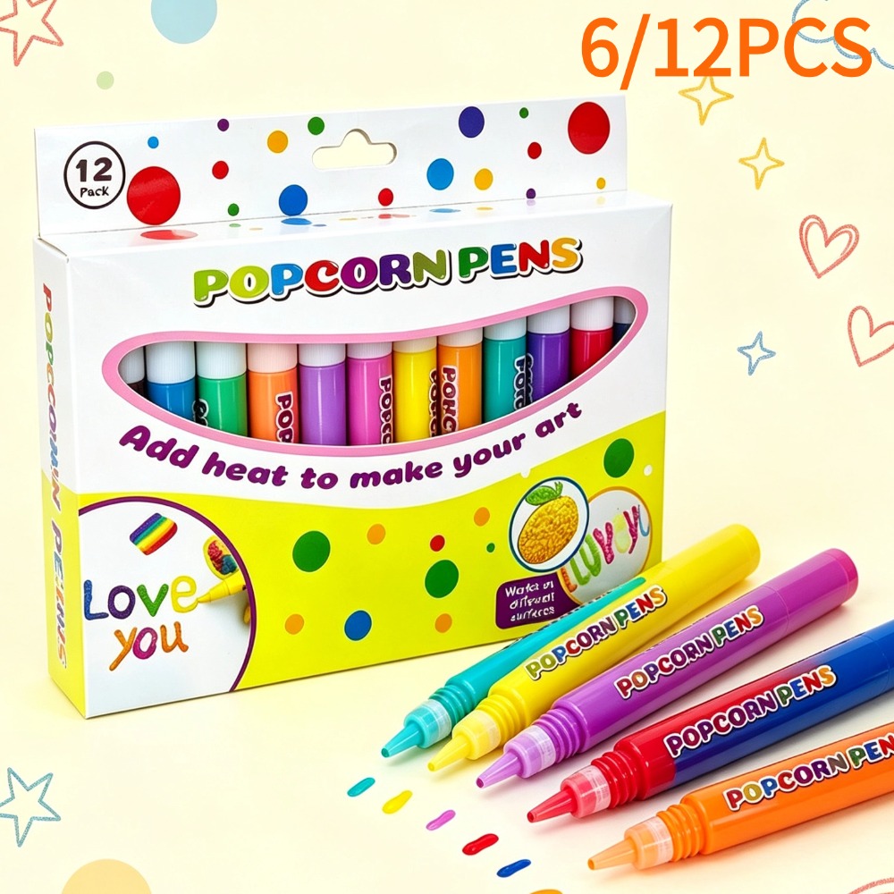 Magical Puffy Popcorn Pens Set - Copic Marker Sketch review and price