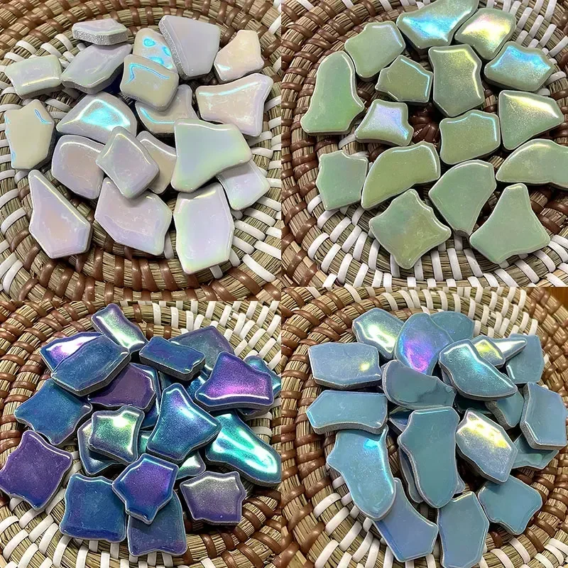 100g irregular Ceramic Mosaic  - Ceramic Tile Blank review and price