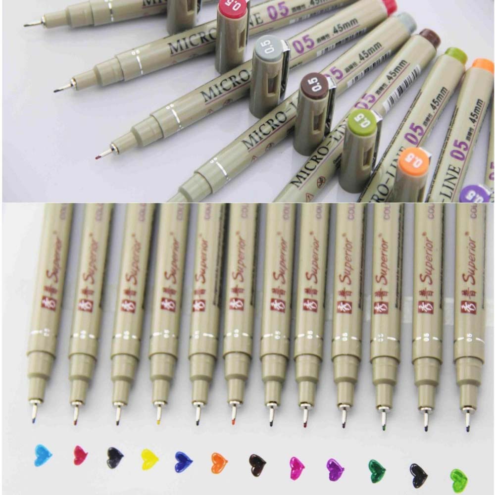12 Colors Porous-Point Pens Dr - Copic Marker Sketch review and price